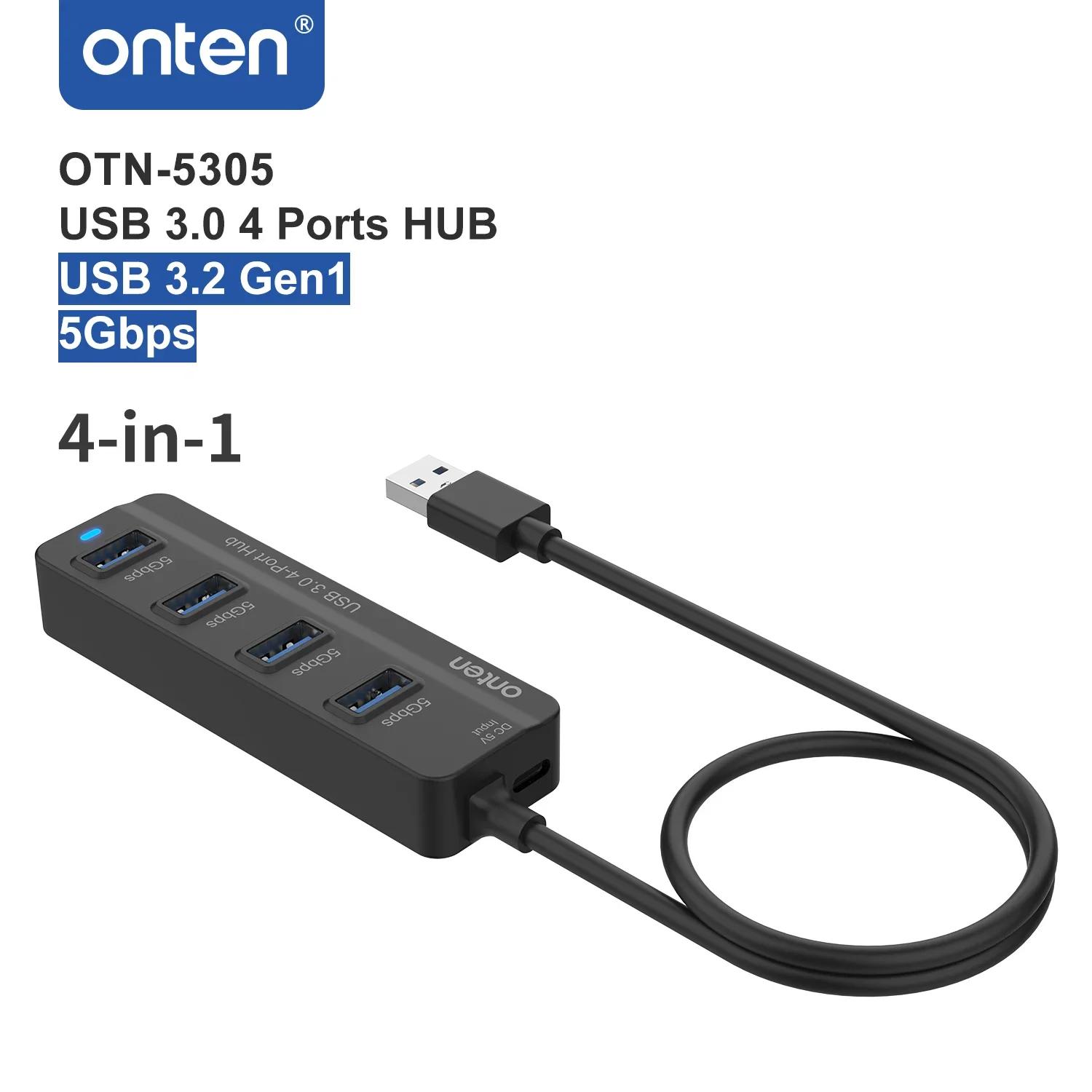 ONTEN OTN-5305 USB 3.0 to USB 3.0, 4 Ʈ , 5Gbps, 4in 1